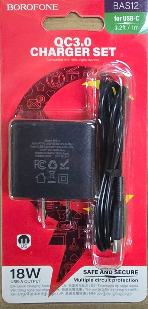 BAS12 (04718) (04725) CARGADOR TIPO C
