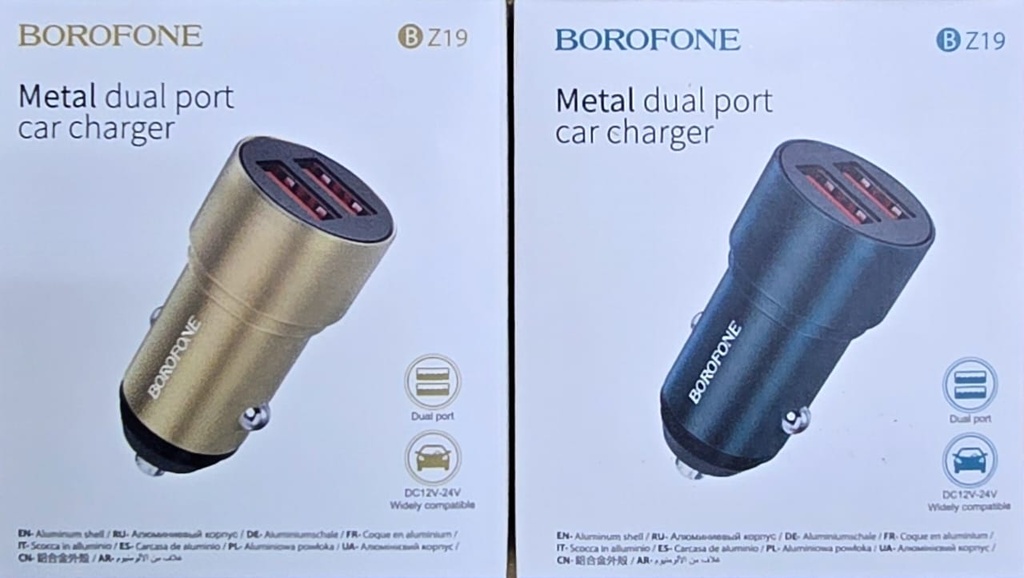 BZ19 (87308) (87315) (87322) CARGADOR DUAL CARRO
