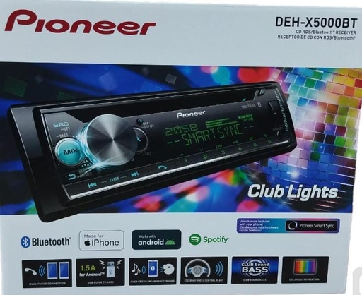 [DEH-X5000BT] DEH-X5000BT EQUIPO PIONEER