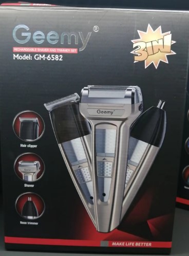 [GM-6582] GM-6582 HAIR SHAVER 3 EN 1 X 60