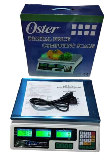 [OSTER 01] OSTER SCALE-01 ELECTRONIC SCALE X 5