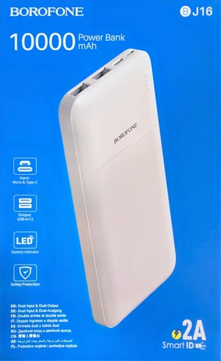 [BJ16 WHITE] BJ16 (80996) BANCO ENERGIA 10000mAh